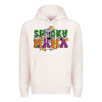 Pale Pink Spooky mama Premium Hoodie - Artiststas