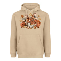 Mushroom Melanin Christmas black girl sneakers Heavyweight Hoodie - RanaPortraitStore