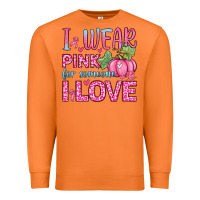 Carrot i wear pink for someone i love Premium Sweatshirt - Zillion Design Studio