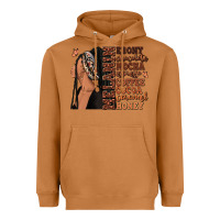 Meerkat Melanin many shades of brown afro woman Heavyweight Hoodie - RanaPortraitStore
