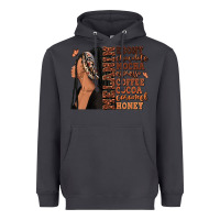 Smoke Melanin many shades of brown afro woman Heavyweight Hoodie - RanaPortraitStore