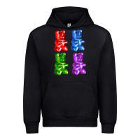 Black jellybear Urban Hoodie - AdoDesignShop