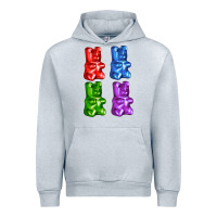 Heather Grey jellybear Urban Hoodie - AdoDesignShop