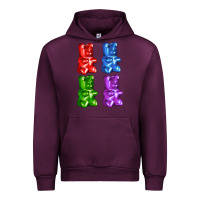 Mauve Wine jellybear Urban Hoodie - AdoDesignShop