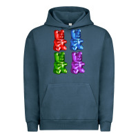 Pigment Midnight Navy jellybear Urban Hoodie - AdoDesignShop