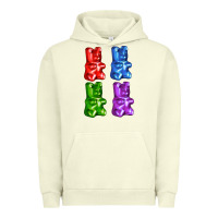 Pigment Pistachio jellybear Urban Hoodie - AdoDesignShop