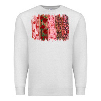 Oatmeal Heather valentine's day brushstrokes Premium Sweatshirt - RanaPortraitStore