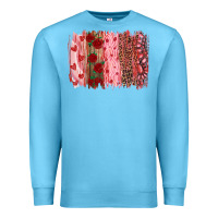 Ocean Blue valentine's day brushstrokes Premium Sweatshirt - RanaPortraitStore