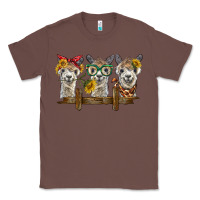 Chestnut 3 alpacas Classic Tee - BarkalooDesign