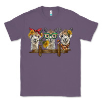Lavender 3 alpacas Classic Tee - BarkalooDesign