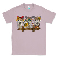 Lilac 3 alpacas Classic Tee - BarkalooDesign