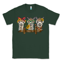 Sports Green 3 alpacas Classic Tee - BarkalooDesign
