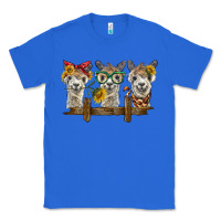 True Royal 3 alpacas Classic Tee - BarkalooDesign