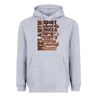 Heather Grey Melanin shades of brown Heavyweight Hoodie - RanaPortraitStore