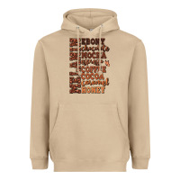 Mushroom Melanin shades of brown Heavyweight Hoodie - RanaPortraitStore