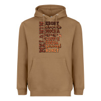 Toasted Coconut Melanin shades of brown Heavyweight Hoodie - RanaPortraitStore