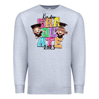 Heather Grey kinder graduate 2023 Premium Sweatshirt - texasbilliewilder