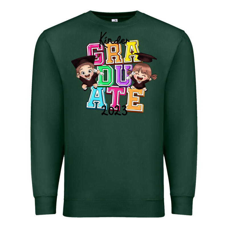 Kinder Graduate 2023 Premium Sweatshirt by texasbilliewilder | Teevron