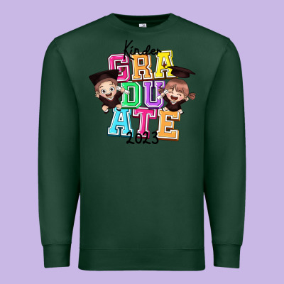 Kinder Graduate 2023 Premium Sweatshirt Designed By Texasbilliewilder