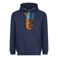 Navy Leopard heels black fashion girl Heavyweight Hoodie - RanaPortraitStore
