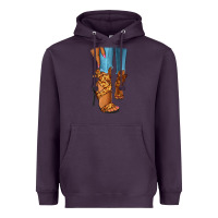 Plum Leopard heels black fashion girl Heavyweight Hoodie - RanaPortraitStore