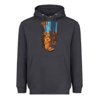 Smoke Leopard heels black fashion girl Heavyweight Hoodie - RanaPortraitStore