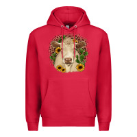 Cardinal charolais leopard cactus sunflower Premium Hoodie - JahusDesignShop