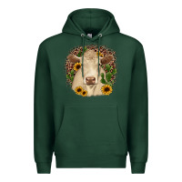 Sports Green charolais leopard cactus sunflower Premium Hoodie - JahusDesignShop