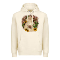Tofu charolais leopard cactus sunflower Premium Hoodie - JahusDesignShop