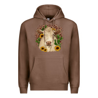 Chestnut charolais leopard cactus sunflower Premium Hoodie - JahusDesignShop