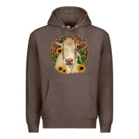 Coffee charolais leopard cactus sunflower Premium Hoodie - JahusDesignShop