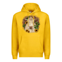Lemon charolais leopard cactus sunflower Premium Hoodie - JahusDesignShop
