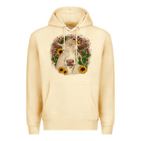 Pina Colada charolais leopard cactus sunflower Premium Hoodie - JahusDesignShop