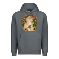 Rock charolais leopard cactus sunflower Premium Hoodie - JahusDesignShop
