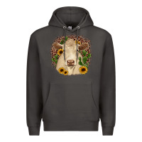 Smoke charolais leopard cactus sunflower Premium Hoodie - JahusDesignShop