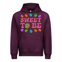 Mauve Wine sweet to be candy Urban Hoodie - AdoDesignShop