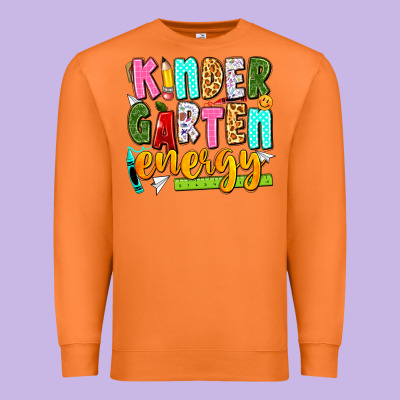 Kindergarten Energy Premium Sweatshirt Designed By Texasbilliewilder