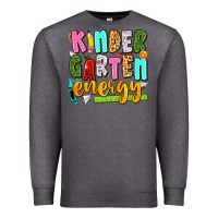 Charcoal Heather kindergarten energy Premium Sweatshirt - texasbilliewilder