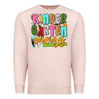 Pale Pink kindergarten energy Premium Sweatshirt - texasbilliewilder