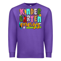 Purple kindergarten energy Premium Sweatshirt - texasbilliewilder