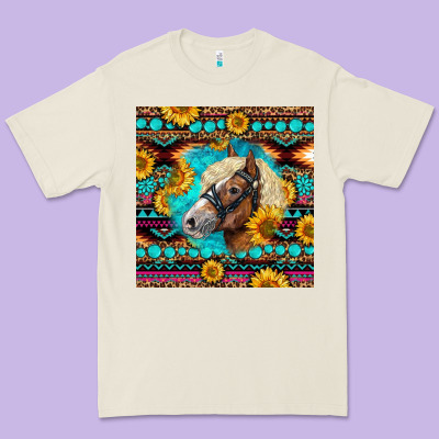 Haflinger Horse Aztec Premium Tee Designed By Lillyallendesigns