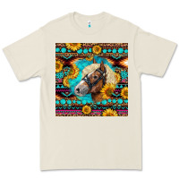 Bone Haflinger Horse Aztec Premium Tee - LillyAllenDesigns