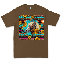 Cacao Haflinger Horse Aztec Premium Tee - LillyAllenDesigns