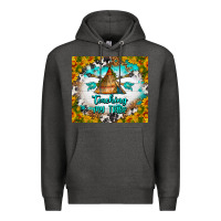 Charcoal Heather teaching my tribe tumbler Premium Hoodie - BundleAndBundleShop