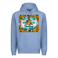 Colony Blue teaching my tribe tumbler Premium Hoodie - BundleAndBundleShop