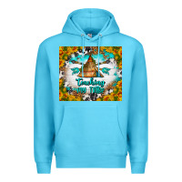 Ocean Blue teaching my tribe tumbler Premium Hoodie - BundleAndBundleShop