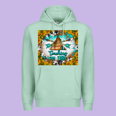 Teaching My Tribe Tumbler Premium Hoodie Designed By Bundleandbundleshop
