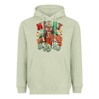 Matcha Merry and bright black girl sneakers Heavyweight Hoodie - RanaPortraitStore