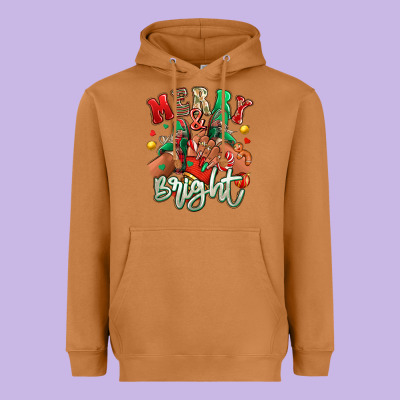 Heavyweight Hoodie Merry and bright black girl sneakers