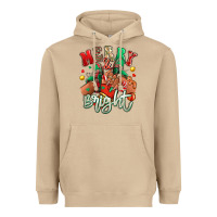 Mushroom Merry and bright black girl sneakers Heavyweight Hoodie - RanaPortraitStore